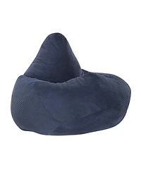 Slickblue Bean Bag Chair for Adults with Soft Filling and Corduroy Upholstery