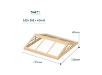Robotime Dust Proof Roof for Super Store Diy Miniature House Kit Series, Super Creator Accessories