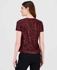 Anne Klein Women's Sequined T-Shirt