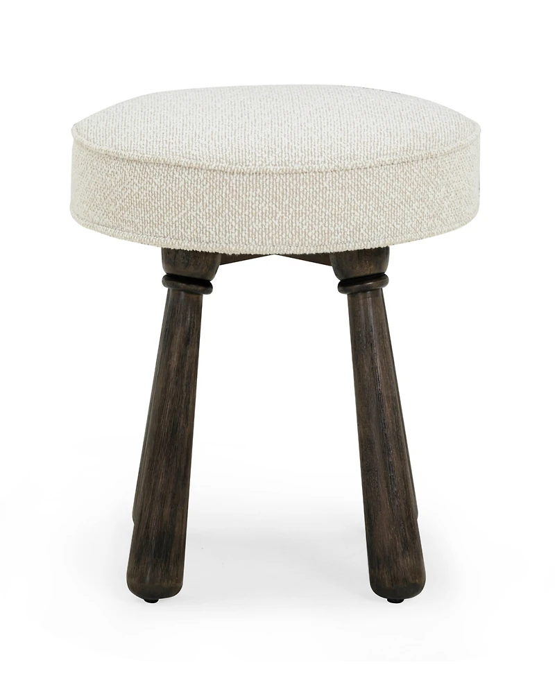 Tov Furniture Pookie 19.5" Boucle Accent Stool