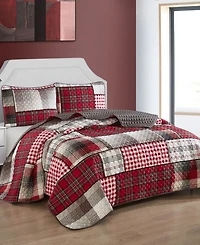 Stratford Park Thomas Geometric 3-Piece Quilt Set