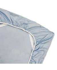 Low Profile Fitted Sheet (7-10 Inches) 100% Cotton Sateen Made in Usa, Twin Xl