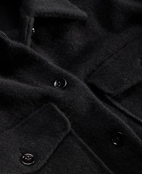 Charter Club Women's Cashmere Collared Shacket, Macy's Exclusive