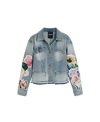 Desigual Women's Embroidered denim jacket