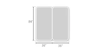 Egyptian Linens Split California King 2 Fitted Sheets Only Heavyweight 1000 Thread Count Usa