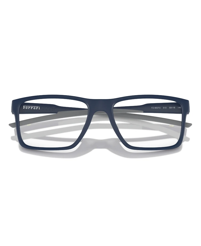 Scuderia Ferrari Men's Rectangle Eyeglasses, FZ8007U