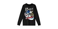 Sonic the Hedgehog Men's Black Long Sleeve Shirt