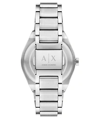 Armani Exchange Women's Sync Quartz Silver Stainless Steel Watch 36mm
