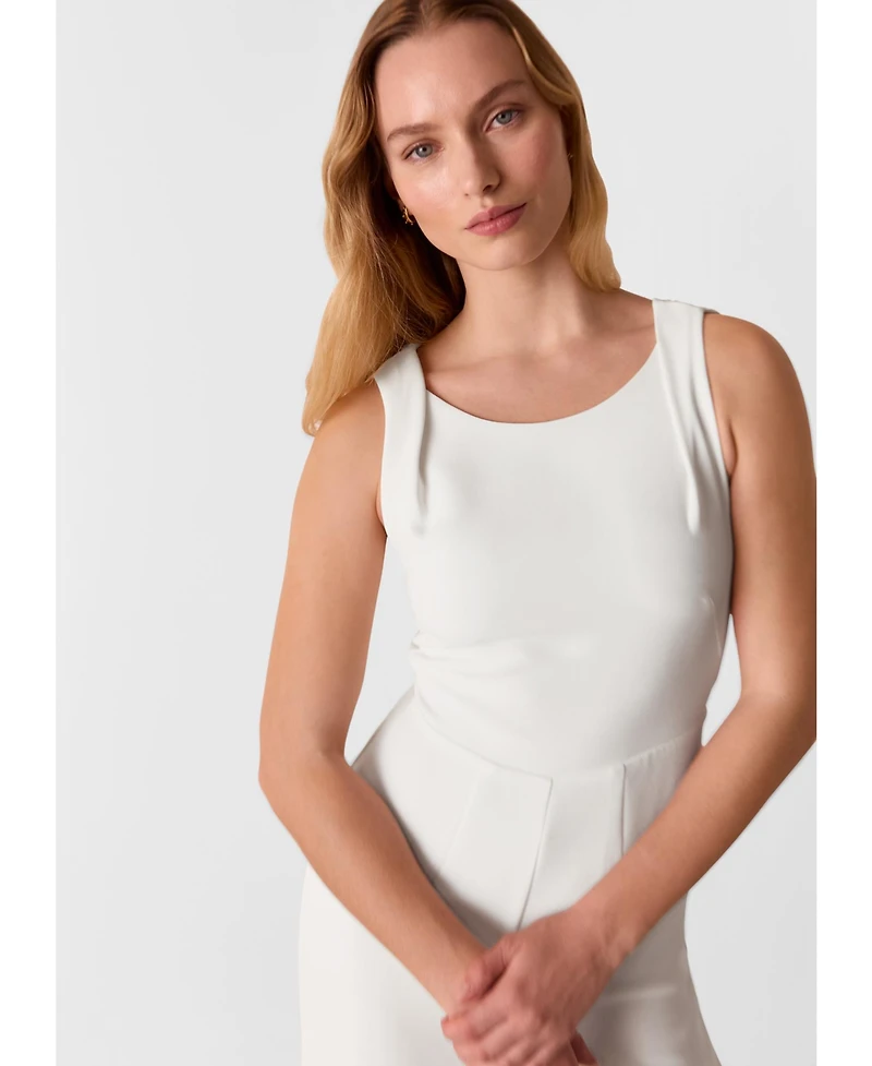 Whistles Women's Tie Back Wide Leg Bridal Jumpsuit