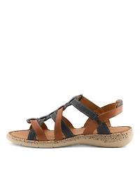 Spring Step Women's Nyxelle Gladiator Sandal with Leather Upper