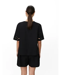 Masai Copenhagen Women's MaDyselle Cutwork Detail Blouse