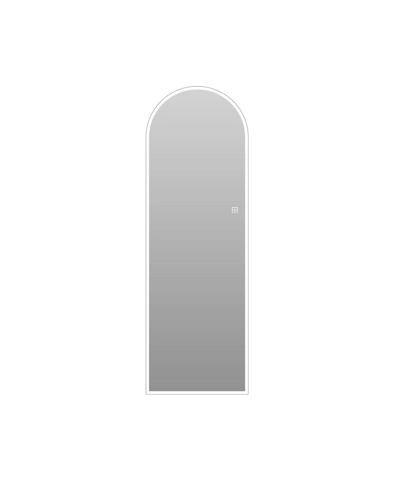 Laoties 65" x 21" Arched Led Full Length Wall Mirror, Vanity Mirror with Lights