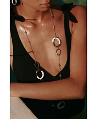 Retro Chic Time Ripples Large Necklace
