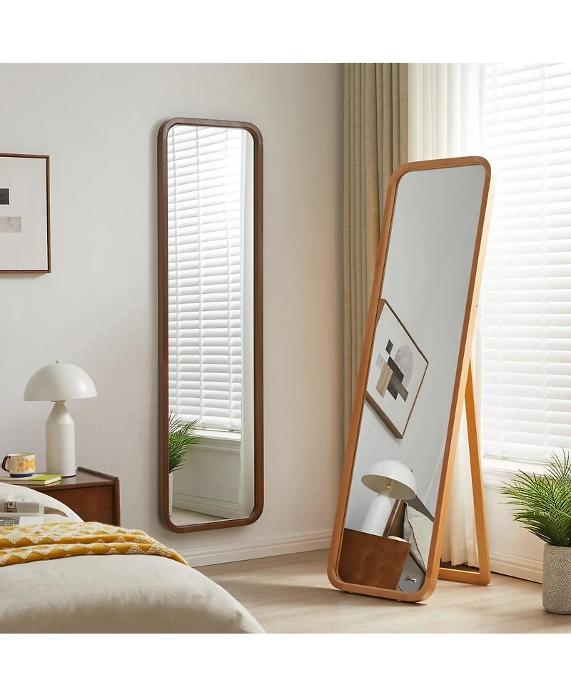 Laoties Modern Full Length Floor Mirror with Stand for Bedroom, Living Room and Dressing