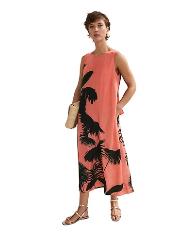 Phase Eight Women's Leila Palm Midi Dress