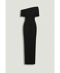 Nocturne Women's Asymmetric Strapless Maxi Dress