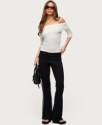 Edikted Women's Thais Foldover Backless Top