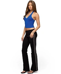 Edikted Women's Vespera V Neck Halter Top