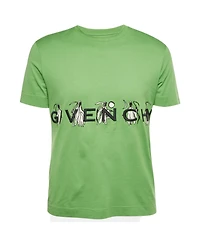 Pre-Owned Givenchy Men's Embroidered Jersey Slim Fit T-Shirt