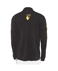Pre-Owned Off-White Men's Caravaggio Painting Cotton Mock Neck Long Sleeve T-Shirt