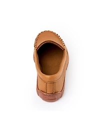 Minnetonka Men's Moosehide Leather Slip-ons