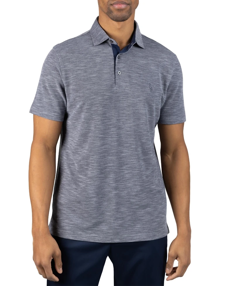 Tailorbyrd Men's Slub Pique Polo