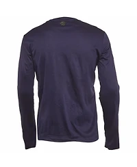 Pre-Owned Versace Men's Leather Applique Jersey T-Shirt