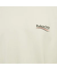Pre-Owned Balenciaga Men's Political Campaign Print Jersey T-Shirt
