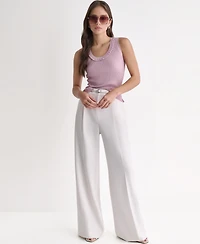 Bcbg Women's Sleeveless Scoop Neck Knit Top