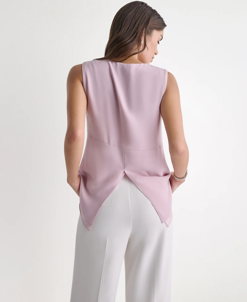 Bcbg Women's Sleeveless V-Neck Blouse
