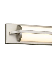 Midola 24-Inches Brushed Nickel Integrated Led Modern/Contemporary Bathroom Vanity Light Bar