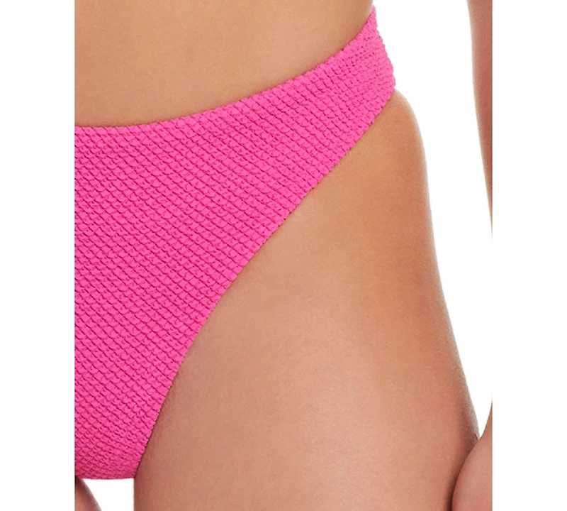 Red Carter Women's Textured Tide Classic Hipster Swim Bottoms
