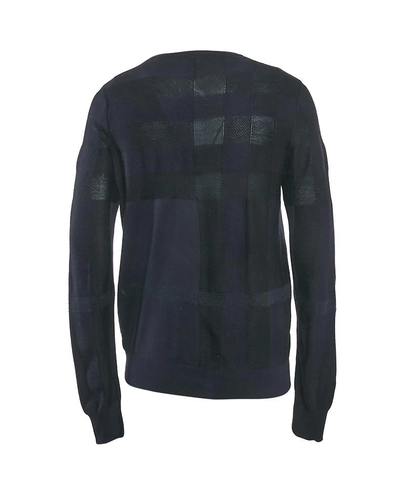 Pre-Owned Burberry Men's Checks Cotton Knit Sweatshirt