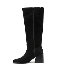 Therapy Australia Women's Quinn Square Toe Block Heel Tall Boot