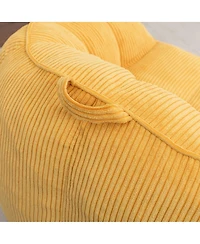Streamdale Furniture Giant Corduroy Bean Bag Chair with Armrests for Adults and Teens