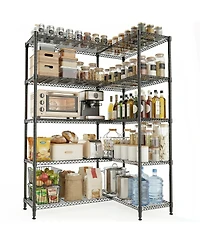 Streamdale Furniture 5-Tier Adjustable Metal Storage Shelving Unit