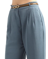 Bcx Juniors' Pleated Wide-Leg Pants