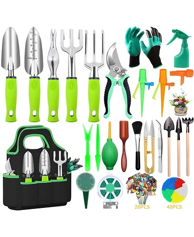Xdovet Garden Tools Set Aluminum Hand Tools Bag Gloves Sprayer Gifts