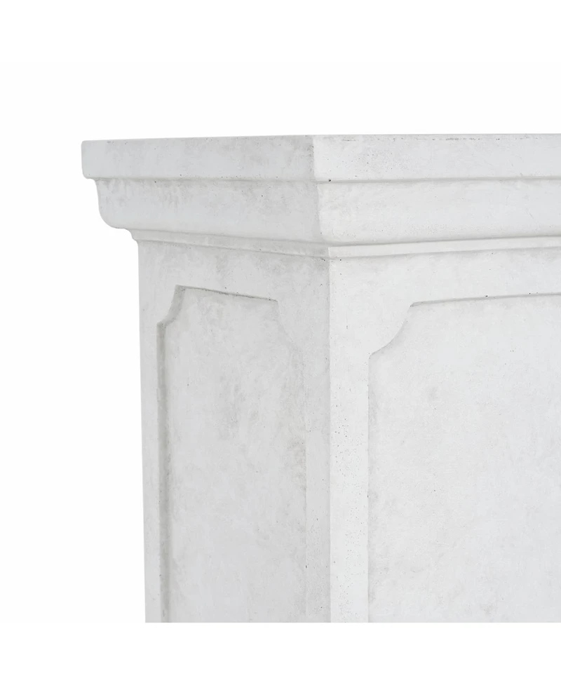 Streamdale Furniture 25.75inch Height Classic Square Flower Stand Pedestal