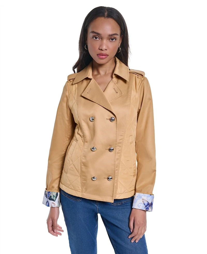 Karl Lagerfeld Paris Petite Quilted Jacket