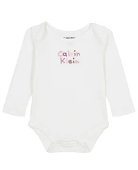 Calvin Klein Baby Girls' Hooded Jacket, Bodysuit and Pants, 3-Piece Set