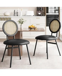 gaomon Dining Chair Set of 2 Metal Dining Chairs for Kitchen Dining Room