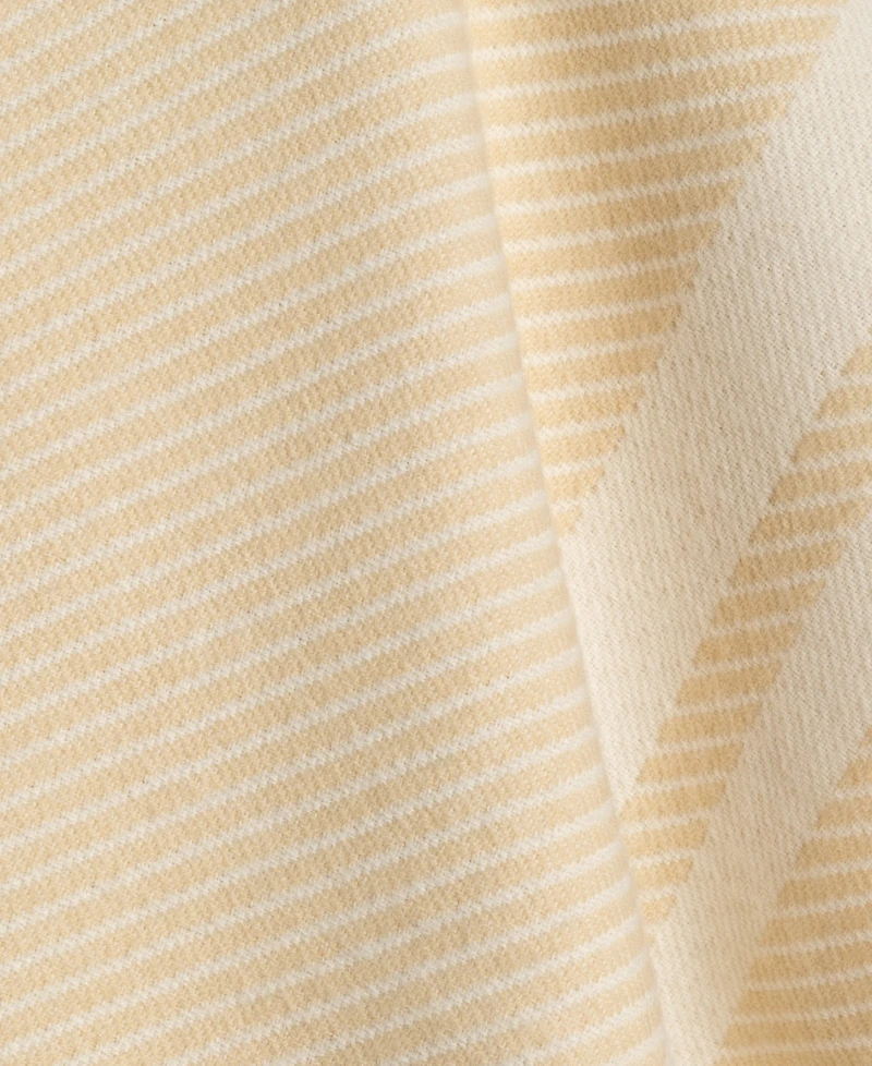 Lauren Ralph Lauren Woven Twill-Border Ruana