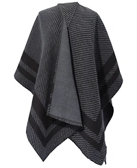 Lauren Ralph Lauren Woven Twill Border Ruana