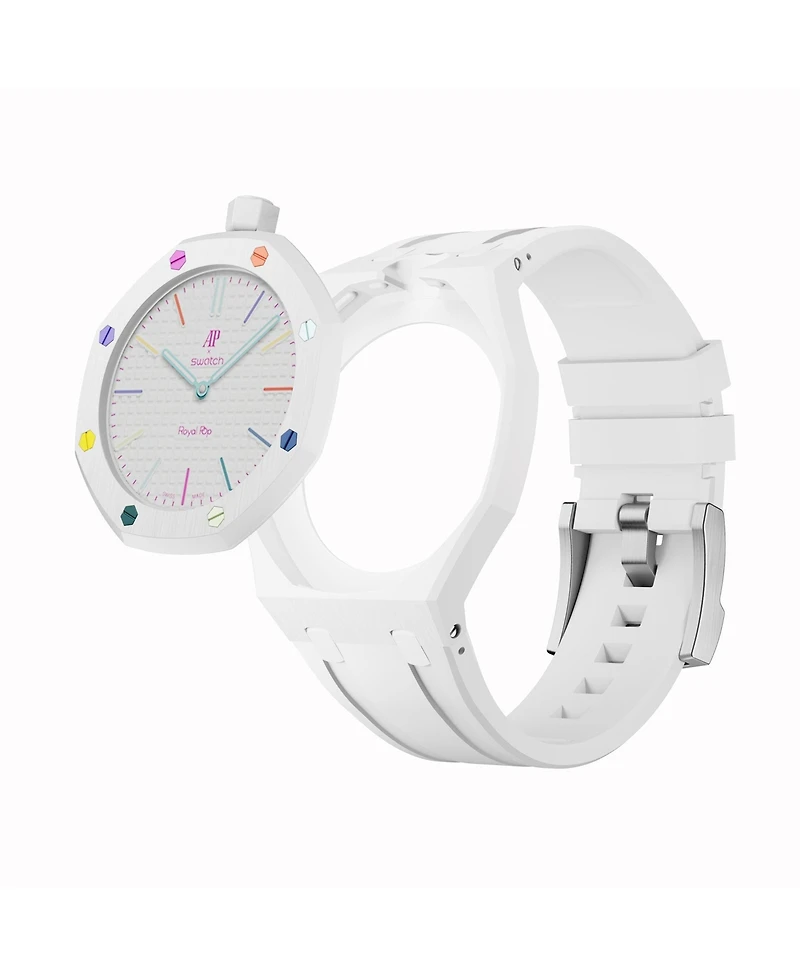 Waloo Performance Replacement Band Compatible with Ap Swatch Royal Pop Watch