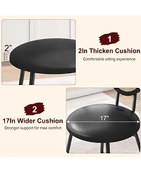 gaomon Dining Chair Set of 2 Metal Dining Chairs for Kitchen Dining Room
