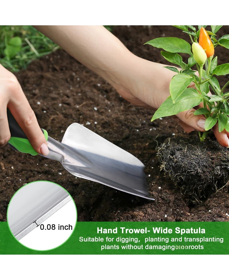 Xdovet Garden Tools Set Heavy Duty Aluminum Alloy Non-slip Handle