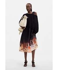 Desigual Women's 2-in-1 midi dress