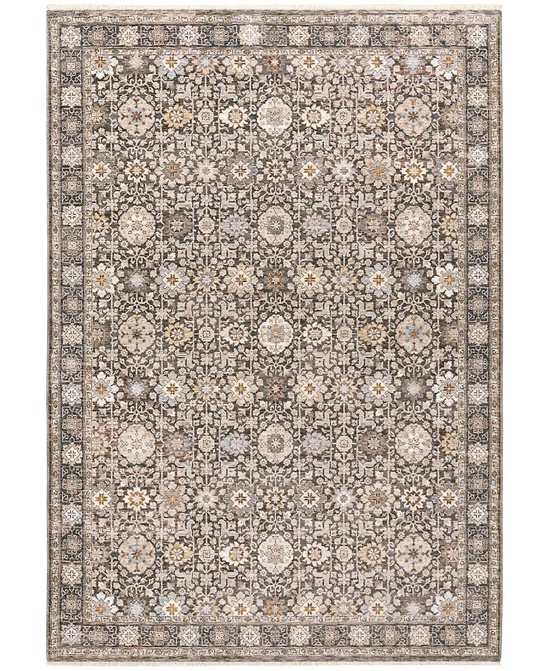 Oriental Weavers Maharaja 71W Gray and Ivory 5'3" x 7'6" Area Rug
