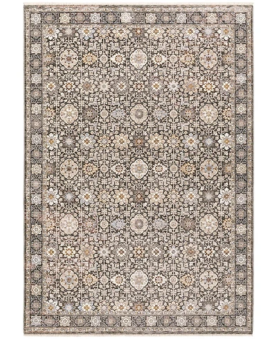 Oriental Weavers Maharaja 71W Gray and Ivory 5'3" x 7'6" Area Rug